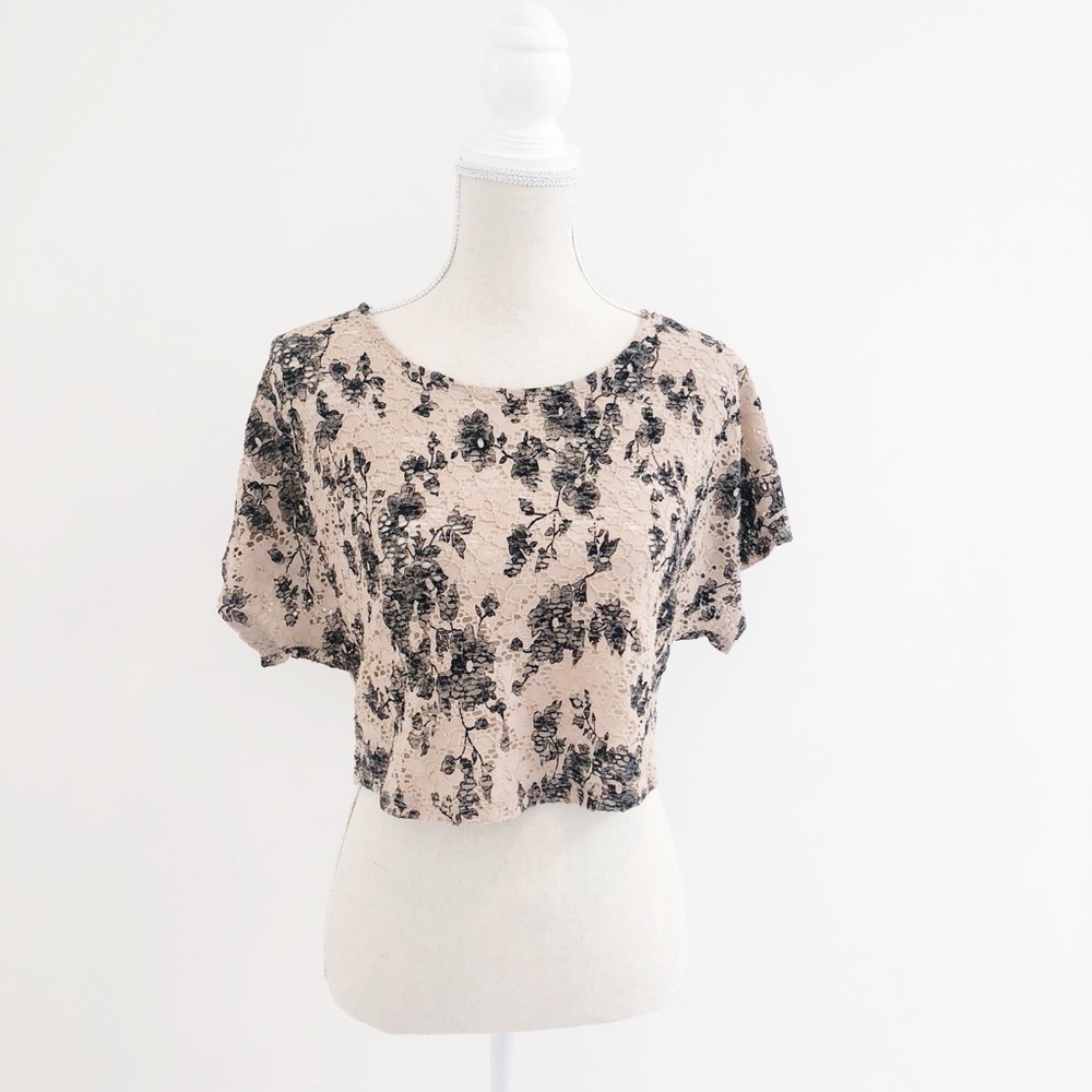 Lacey-style Crop Top